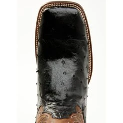 Best Sale ???? Cody James Men's Saddle Black Full-Quill Ostrich Exotic Western ???? Boots - Broad Square Toe ???? -Cody James -shop unnamed file 176