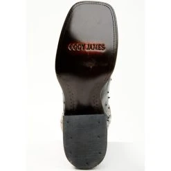 Best Sale ???? Cody James Men's Saddle Black Full-Quill Ostrich Exotic Western ???? Boots - Broad Square Toe ???? -Cody James -shop unnamed file 177