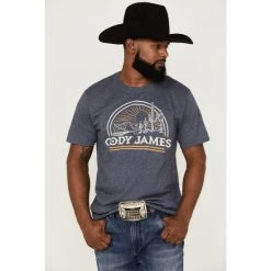 Promo ???? Cody James Men's Desert Scene Graphic T-Shirt Tan ✨