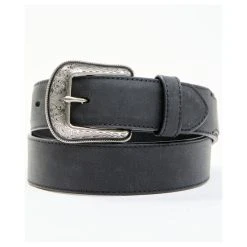 Best Sale ???? Cody James Men's Black Casual Billet Leather Belt ⌛