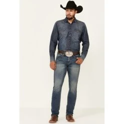 Coupon ✨ Cody James Men's Roan Medium Wash Stretch Slim Straight ???? Jeans Blue ????