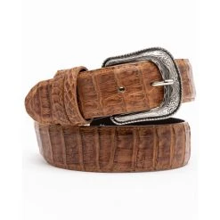Deals ???? Cody James Men's Brown Hornback Caiman Exotic Belt ✔️