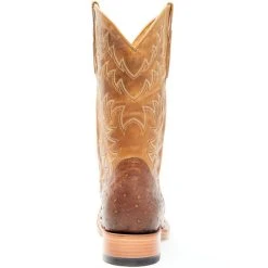 Flash Sale ⌛ Cody James Men's Exotic Full-Quill Ostrich Skin Western ???? Boots - Broad Square Toe Brown ???? -Cody James -shop unnamed file 1880