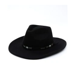 Buy ???? Cody James Men's Black Wool Felt Pinch Crease Western Hat ✨