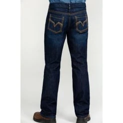 Best Pirce ???? Cody James Men's FR Millikin Dark Slim Bootcut Work ???? Jeans Indigo ????