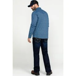Best Pirce ???? Cody James Men's FR Millikin Dark Slim Bootcut Work ???? Jeans Indigo ???? -Cody James -shop unnamed file 1897