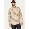 Top 10 ⌛ Cody James Men's FR Tan Striped Long Sleeve Work ???? Shirt ????