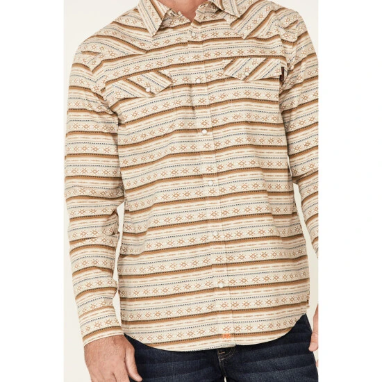 Top 10 ⌛ Cody James Men's FR Tan Striped Long Sleeve Work ???? Shirt ???? 3 Top 10 ⌛ Cody James Men's FR Tan Striped Long Sleeve Work ???? Shirt ???? - Image 3