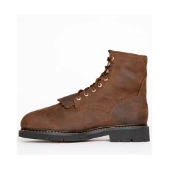 Hot Sale ???? Cody James Men's 8" Lace Up Kiltie Waterproof Work ???? Boots - Composite Toe Brown ???? -Cody James -shop unnamed file 1936