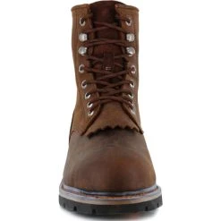 Hot Sale ???? Cody James Men's 8" Lace Up Kiltie Waterproof Work ???? Boots - Composite Toe Brown ???? -Cody James -shop unnamed file 1937