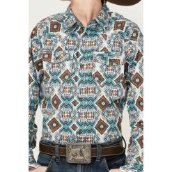 Best Sale ???? Cody James Boys' Southwestern Great Plains Print Long Sleeve ???? Shirt Turquoise ???? 6 Best Sale ???? Cody James Boys' Southwestern Great Plains Print Long Sleeve ???? Shirt Turquoise ???? -Cody James -shop unnamed file 1960