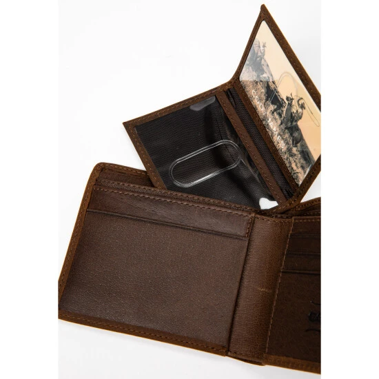 Wholesale ???? Cody James Men's Americana Bi-Fold Wallet Brown ⭐ 4 Wholesale ???? Cody James Men's Americana Bi-Fold Wallet Brown ⭐ - Image 4