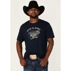 Cheapest ✨ Cody James Men's Abyss Navy Eagle Strong Graphic Short Sleeve T-Shirt Blue ????