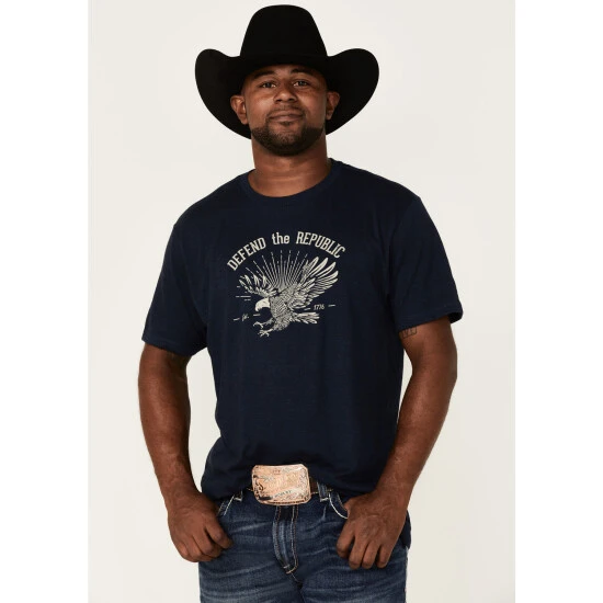 Cheapest ✨ Cody James Men's Abyss Navy Eagle Strong Graphic Short Sleeve T-Shirt Blue ???? 1 Cheapest ✨ Cody James Men's Abyss Navy Eagle Strong Graphic Short Sleeve T-Shirt Blue ????