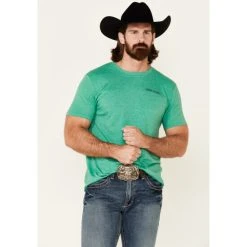 Discount ???? Cody James Men's Gettin' Bent Graphic Short Sleeve T-Shirt Green ????