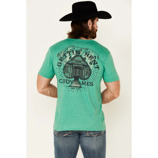 Discount ???? Cody James Men's Gettin' Bent Graphic Short Sleeve T-Shirt Green ???? 4 Discount ???? Cody James Men's Gettin' Bent Graphic Short Sleeve T-Shirt Green ???? - Image 4