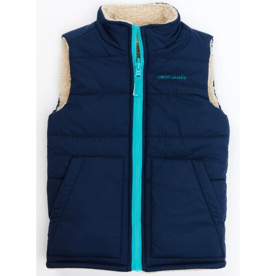 Cheap ???? Cody James Boys' Reversible Puffer Vest - Toddler For Toddler-Boy Dark Blue ✔️ 1 Cheap ???? Cody James Boys' Reversible Puffer Vest - Toddler For Toddler-Boy Dark Blue ✔️