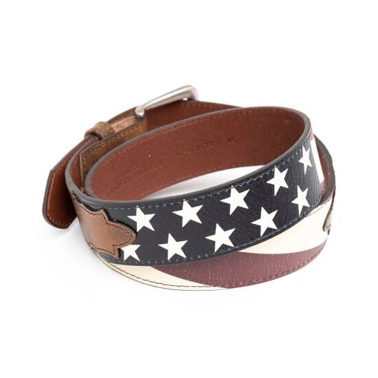 Promo ???? Cody James Men's Vintage American Flag Belt Brown ???? 2 Promo ???? Cody James Men's Vintage American Flag Belt Brown ???? - Image 2