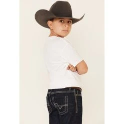 Wholesale ???? Cody James Youth Boys' Night Hawk Medium Wash Mid-Rise Stretch Relaxed Bootcut ???? Jeans Blue ????