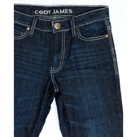 Wholesale ???? Cody James Youth Boys' Night Hawk Medium Wash Mid-Rise Stretch Relaxed Bootcut ???? Jeans Blue ???? 3 Wholesale ???? Cody James Youth Boys' Night Hawk Medium Wash Mid-Rise Stretch Relaxed Bootcut ???? Jeans Blue ???? - Image 3
