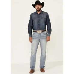 Outlet ???? Cody James Men's Renegade Light Stretch Slim Straight ???? Jeans Blue ????