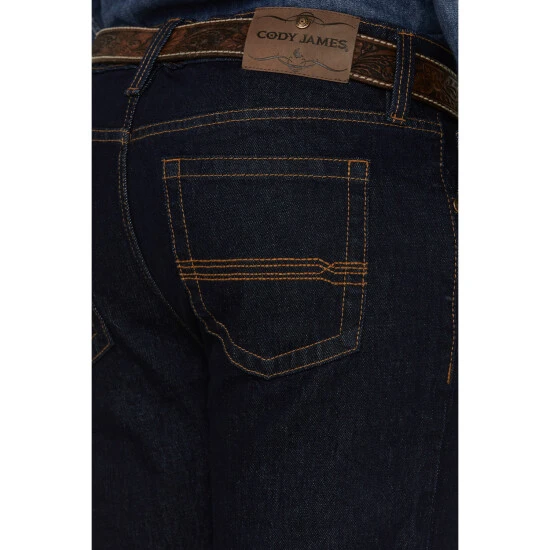Outlet ✨ Cody James Men's Annex Stretch Slim Straight ???? Jeans Super Dark Wash ???? 4 Outlet ✨ Cody James Men's Annex Stretch Slim Straight ???? Jeans Super Dark Wash ???? - Image 4