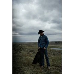 Coupon ✔️ Cody James Men's Grand Teton 3.0 Sherpa-Lined Button-Front Denim Jacket Indigo ????