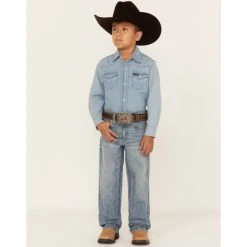 Discount ???? Cody James Boys' Hamshackle Wash Relaxed Boot Denim ???? Jeans Light Wash ????