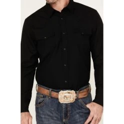 Wholesale ???? Cody James Men's Wooly Mammoth Solid Long Sleeve Snap Western ???? Shirt Black ???? -Cody James -shop unnamed file 2257