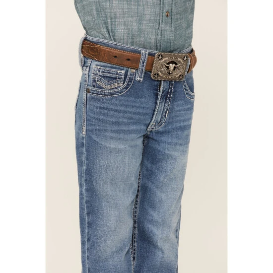 Deals ???? Cody James Youth Boys' Silverton Light Wash Mid-Rise Stretch Relaxed Bootcut ???? Jeans ✔️ 2 Deals ???? Cody James Youth Boys' Silverton Light Wash Mid-Rise Stretch Relaxed Bootcut ???? Jeans ✔️ - Image 2