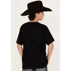 New ???? Cody James Boys' Cowboy Signage Graphic T-Shirt Black ???? -Cody James -shop unnamed file 2327