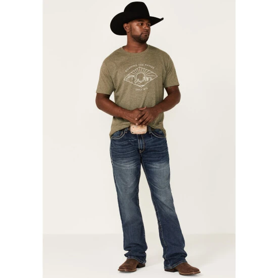 Best deal ???? Cody James Men's Roaming The Range Graphic Short Sleeve T-Shirt Green ???? 2 Best deal ???? Cody James Men's Roaming The Range Graphic Short Sleeve T-Shirt Green ???? - Image 2