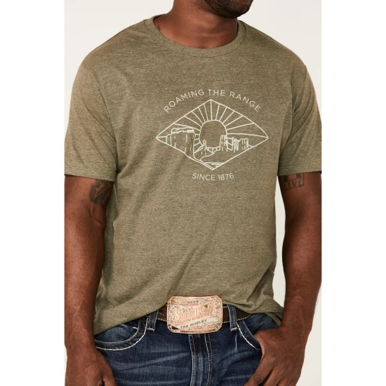 Best deal ???? Cody James Men's Roaming The Range Graphic Short Sleeve T-Shirt Green ???? 3 Best deal ???? Cody James Men's Roaming The Range Graphic Short Sleeve T-Shirt Green ???? - Image 3