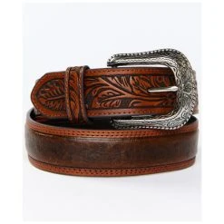 Brand new ???? Cody James CJASU22BT16 CJ Brown Ostrich Center W Tooled Billet For Men ⭐
