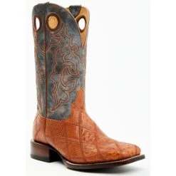 Best Pirce ???? Cody James Men's Exotic Ostrich Western ???? Boots - Broad Square Toe Cognac ????