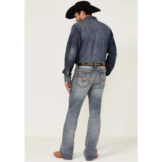 Discount ???? Cody James Core Men's Bear Down Light Wash Stretch Slim Bootcut ???? Jeans Blue ✨ 3 Discount ???? Cody James Core Men's Bear Down Light Wash Stretch Slim Bootcut ???? Jeans Blue ✨ - Image 3