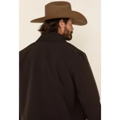 Discount ???? Cody James Men's Brown Steamboat Softshell Bonded Zip Front Jacket ✨ -Cody James -shop unnamed file 2401