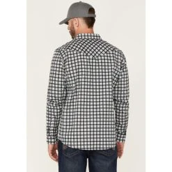 Promo ???? Cody James FR Check Plaid Long Sleeve Snap Work ???? Shirt For Men Dark Blue ⌛ 7 Promo ???? Cody James FR Check Plaid Long Sleeve Snap Work ???? Shirt For Men Dark Blue ⌛ -Cody James -shop unnamed file 2406