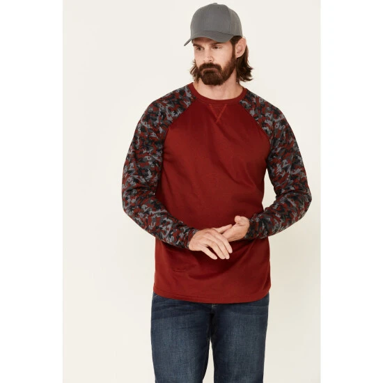 Top 10 ???? Cody James Men's FR Chili Long Sleeve Work Raglan T-Shirt Chilli ???? 1 Top 10 ???? Cody James Men's FR Chili Long Sleeve Work Raglan T-Shirt Chilli ????