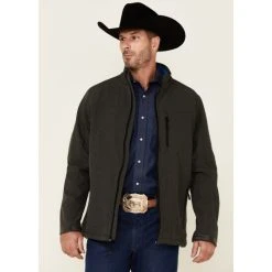 Deals ✨ Cody James Core Men's Conceal Carry Zip-Front Softshell Jacket Charcoal ????