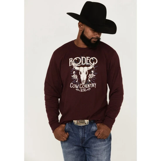 Cheapest ???? Cody James Men's Cow Country Rodeo Graphic T-Shirt Burgundy ✔️ 1 Cheapest ???? Cody James Men's Cow Country Rodeo Graphic T-Shirt Burgundy ✔️