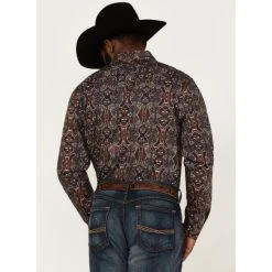 New ???? Cody James Men's Bandera Large Paisley Print Long Sleeve Snap Western ???? Shirt Brown ???? 7 New ???? Cody James Men's Bandera Large Paisley Print Long Sleeve Snap Western ???? Shirt Brown ???? -Cody James -shop unnamed file 2534