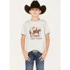 Best Pirce ???? Cody James Boys' Desert Stroll Logo Graphic T-Shirt Silver ????