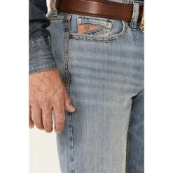 Coupon ⭐ Cody James Core Men's Pistol Light Performance Stretch Slim Straight ???? Jeans Blue ???? -Cody James -shop unnamed file 2564