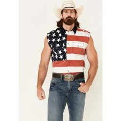 Hot Sale ⌛ Cody James Men's American Flag Bubba Sleeveless Western ???? Shirt Red ???? 13 Hot Sale ⌛ Cody James Men's American Flag Bubba Sleeveless Western ???? Shirt Red ???? -Cody James -shop unnamed file 2592