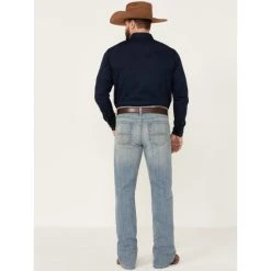 Flash Sale ???? Cody James Men's Trotter Light Wash Stretch Slim Bootcut ???? Jeans Blue ✨ -Cody James -shop unnamed file 262