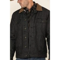 Top 10 ???? Cody James Men's Grand Teton 2.0 Western Dark Denim Jacket Dark Blue ⌛ -Cody James -shop unnamed file 2630