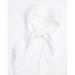 Cheap ???? Cody James Men's Jacquard Wild Rag Silk Scarf White ????