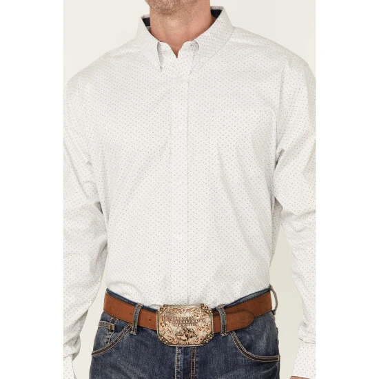 Discount ???? Cody James Core Men's Circuit Board Geo Print Long Sleeve Button-Down Western ???? Shirt Grey ???? 3 Discount ???? Cody James Core Men's Circuit Board Geo Print Long Sleeve Button-Down Western ???? Shirt Grey ???? - Image 3