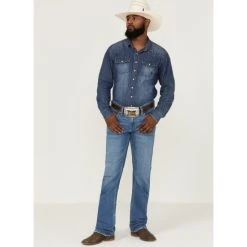 Best reviews of ❤️ Cody James Men's Buffalo Stackable Medium Wash Stretch Straight Denim ???? Jeans ????